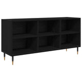 TV Cabinet Black Oak 103.5 x 30 x 50 cm Engineered Wood 881922
