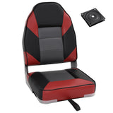 2 Piece Foldable Boat Seat Set High Backrest 3284334