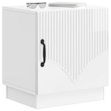 Bedside Table 2 pcs High Gloss White 43 x 34.5 x 47 cm 895264