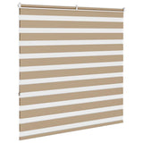 Zebra Blind Sand Brown 140x150 cm Fabric Width 135.9 cm Polyester 4014555