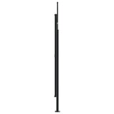 Retractable Side Awning Black 200x1200 cm 4004849
