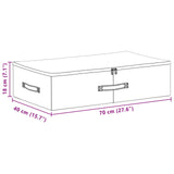 Storage Box 6 pcs Cream 70 x 40 x 18 cm Non-woven fabric 42024613
