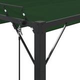 Gazebo with Louvered Roof 3 x 3 x 2.14 m Green 42030524