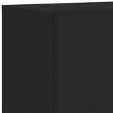 ZNTS TV Cabinet Wall-mounted Black 80x30x41 cm 836954