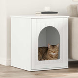 Cat House White 53 x 52 x 62 cm Engineered Wood 8000707