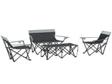 Four-Piece Portable Picnic Table Set - Grey T3398P349084