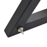Studio Monitor Speaker Stands 2 pcs Black Steel 70083