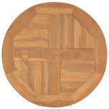 315463 Bistro Table 60x75,5 cm Solid Teak Wood