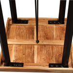 Bar Set 3 Pieces Solid Acacia and Reclaimed Wood 275128