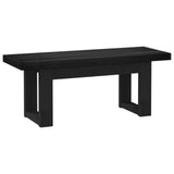 Dining Bench NOAIN 120 x 41 x 45 cm Solid Pine Wood Black 42020930