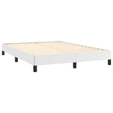 Bed Frame without Mattress White 137x190 cm Full Faux Leather 346933
