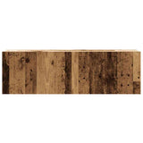 Wall Mounted TV Cabinets 3 pcs Old Wood 100x30x30 cm Engineered Wood 3329007