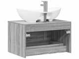 Bathroom Furniture Set Grey Sonoma Engineered Wood 3404403