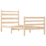Bed Frame without Mattress Solid Wood Pine 90x200 cm 3103698