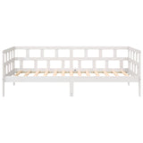 Day Bed without Mattress White Solid Wood Pine 90x200 cm 820208