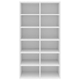 Shoe Rack White 54x34x100.5 cm Engineered Wood 800396
