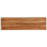 Console Table 110x30x75 cm Solid Wood Acacia and Iron 376067