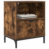 Bedside Cabinet Smoked oak 49 x 36 x 61 cm Engineered wood 883484