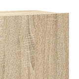 4 Piece TV Cabinet Set Sonoma Oak Engineered Wood 3114640