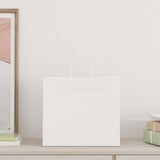 Paper Bags 250 pcs with Handles White 32x22x28 cm 4101624