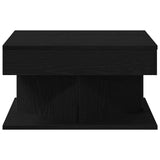 Coffee Table Black Oak 57 x 57 x 30 cm Engineered Wood 862665