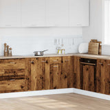 Drawer Bottom Cabinet Lyon Old Wood 40x46x81.5 cm Engineered Wood 856083