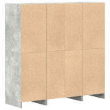 3 Piece Kitchen Cabinet Set Concrete Grey Engineered Wood 3324154