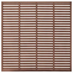Louver Fence WPC 180x180 cm Brown 318106