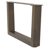 Coffee Table Legs V-Shape 2 pcs Natural Steel 60x cm Steel 4012615