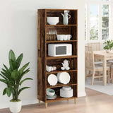 Highboard Old Wood 69.5 x 32.5 x 180 cm Engineered Wood 3415626