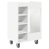 Golf Cabinet with Wheel Plain White 65 x 45 x 98 cm 899447
