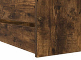 Bed Frame with Storage Smoked Oak 80 x 200 cm Engineered Wood 3429511