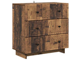 Drawer Cabinet Old Wood 66 x 34.5 x 90 cm Engineered Wood 893923