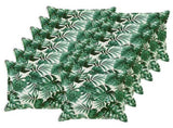Cushion Leaf with Pillow HOUTEN 12 pcs Leaf Pattern Polyester 934845
