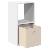 Bedside Table 2 pcs White 30.5 x 27 x 59.5 cm Engineered Wood 8000613