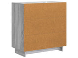 Sideboard Grey Sonoma 66 x 34.5 x 90 cm Engineered Wood 893901