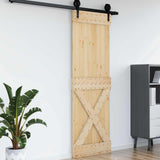 Door NARVIK Natural 70 x 210 cm Solid Pine Wood 42047094