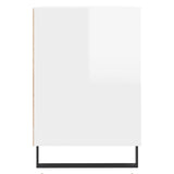 TV Cabinet High Gloss White 100x35x55 cm Engineered Wood 831326