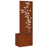 Garden Privacy Screen Rusty 50 x 32 x 150 cm Weathering steel 876482