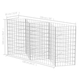 Gabion Basket Galvanised Steel 120x30x100 cm 142539