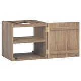 Wall-mounted Bathroom Cabinet 46x25.5x40 cm Solid Wood Teak 338252