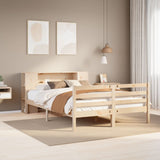 Bookcase Bed without Mattress 160x200 cm Solid Wood Pine 3322207