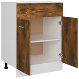 Drawer Bottom Cabinet Lyon Smoked Oak 60x46x81.5 cm Engineered Wood 815576