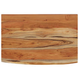 Wall Shelf 70x40x2.5 cm Rectangular Solid Wood Acacia Live Edge 370249