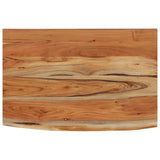 ZNTS Wall Shelf 70x40x2.5 cm Rectangular Solid Wood Acacia Live Edge 370249