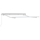 Awning Frame Retractable Manual White 2.5 x 2 m Metal 42002540