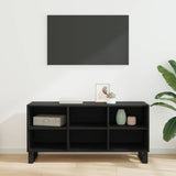TV Cabinet Black Oak 103.5 x 30 x 50 cm Engineered Wood 881928