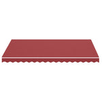 ZNTS Replacement Fabric for Awning Burgundy Red 3.5x2.5 m 311966