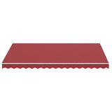 ZNTS Replacement Fabric for Awning Burgundy Red 3.5x2.5 m 311966
