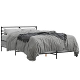 Bed Frame without Mattress Grey Sonoma 140x190 cm 3280080